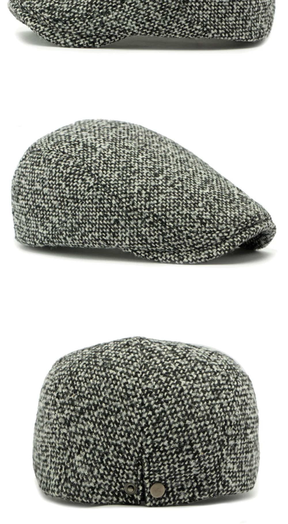 HT4571 Berets Frühling Herbst Winter Hut Kappe Männer Frauen Vintage Künstler Maler Baskenmütze Hut Gestrickte Ivy Flache Kappe Männlich Weiblich Baskenmütze Kappe – Detail 13