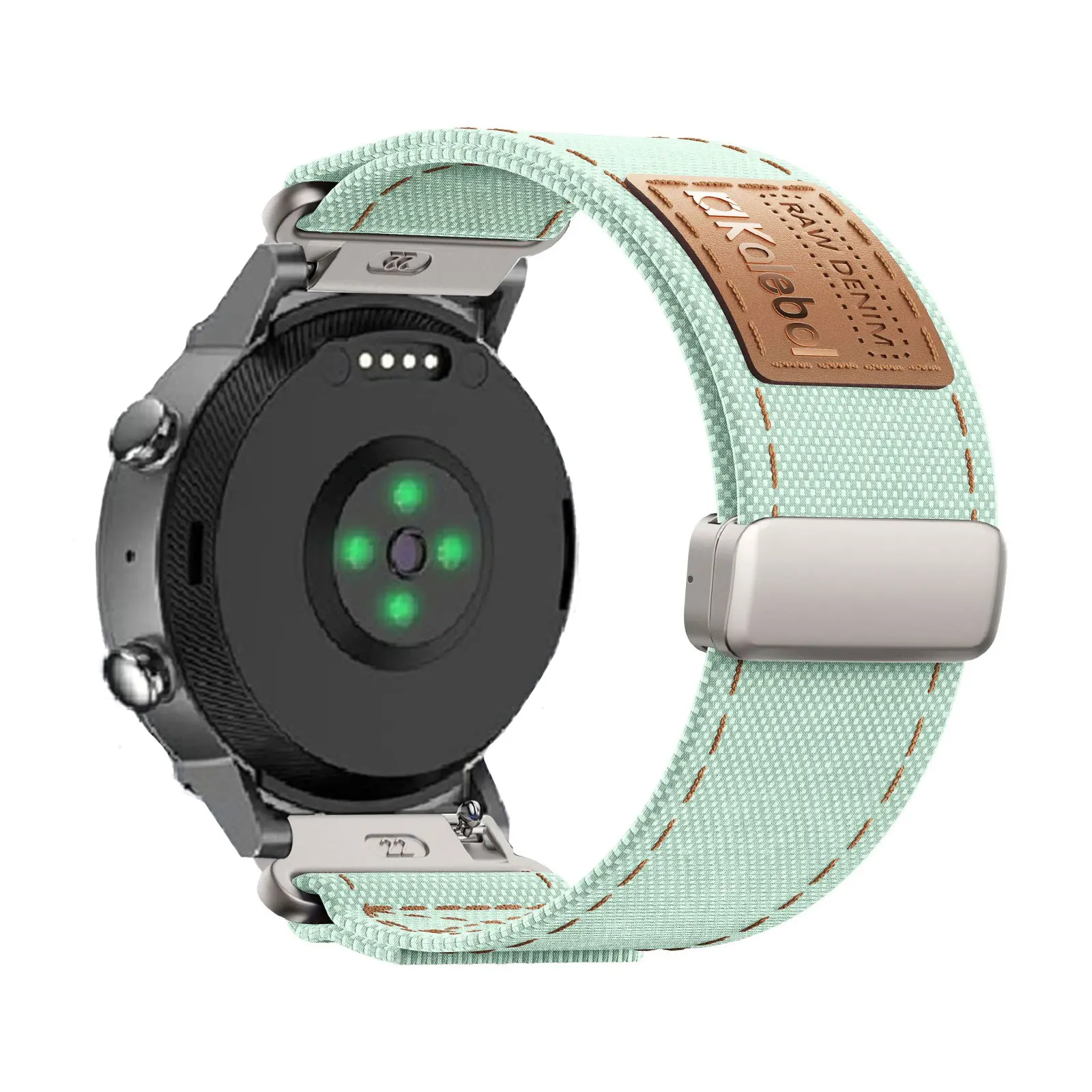 

Magnetic Bands for Ticwatch E3 20mm Band, Soft Lightweight Magnetic Canvas Strap