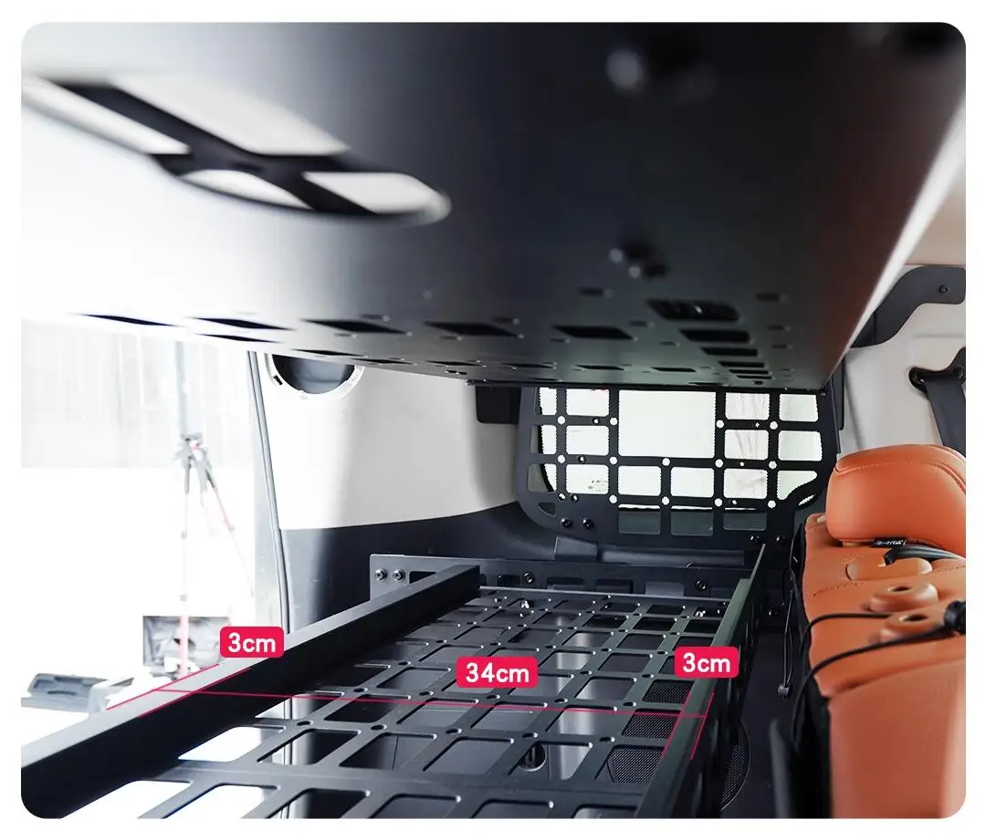 for Haval H9 5 Seater 2024 2025 CGZ Camping Table and Trunk Luggage Storage Modualr Panel Two Shelves Fit
