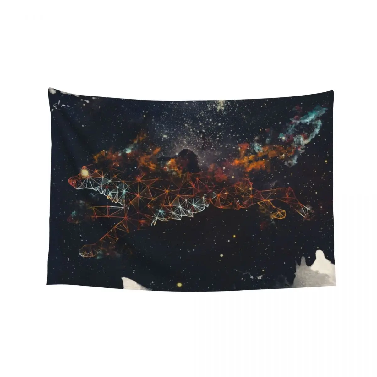 

Celestial Wolf Tapestry Living Room Decoration Japanese Room Decor Bedroom Decorations Decorative Wall Tapestry
