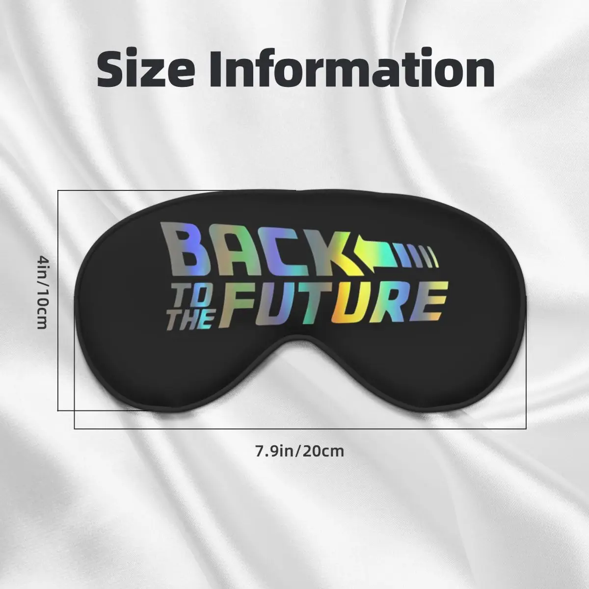 العودة إلى المستقبل قناع عين ناعم النوم الغمامة الخيال العلمي فيلم كوميدي استراحة الغداء الرجال النساء إيباتش قيلولة الصحة غطاء العين