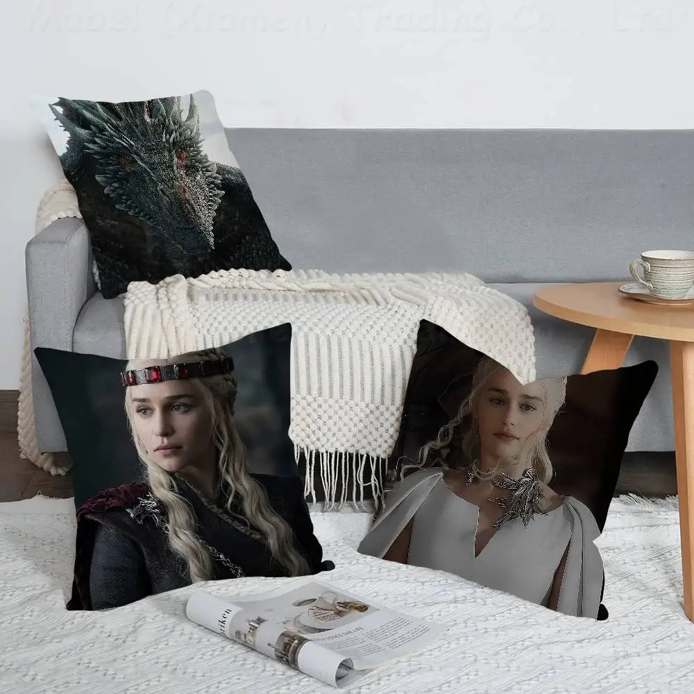 TV Drama Game Of Thrones Office Cushion Pillowcase Car Cushion Cover45X45CM Lumbar Pillowcase Sofa Pillowcover