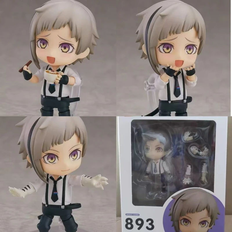 Anime Bungo Stray Dogs Figurine GK 10cm Q Version Nakajima Atsushi Action Figures PVC 893# Statue Model Holiday Toys Gifts