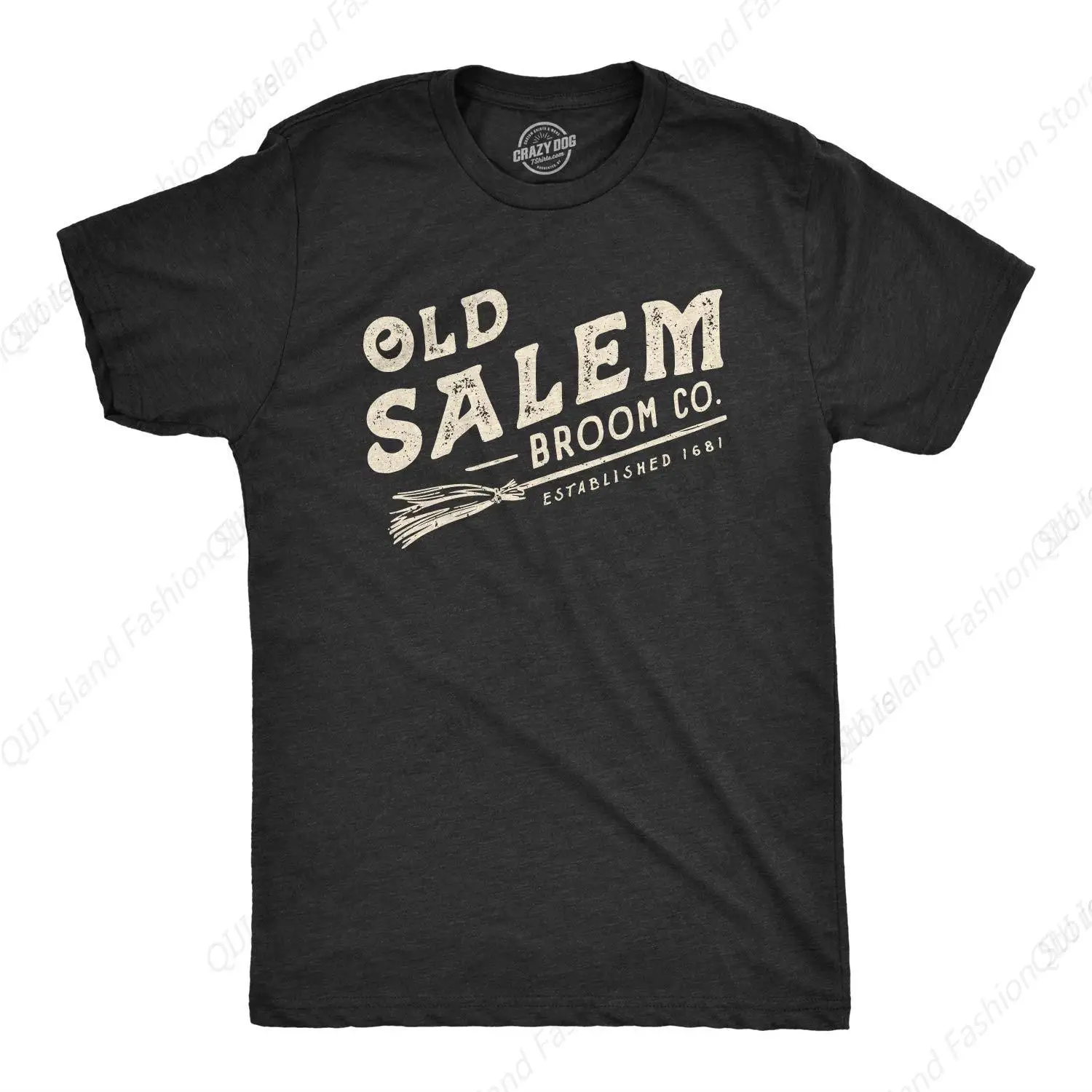 

Mens Old Salem Broom Co Tshirt Funny Halloween Witch Tee Mens Funny T Shirts Halloween T Shirt for Men Novelty Tees