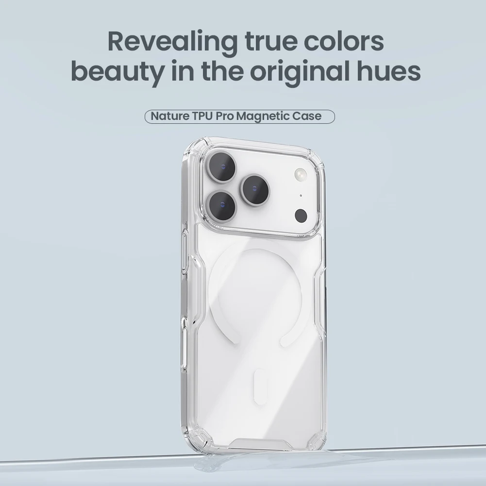 NILLKIN Für iPhone 18 Pro MAX Hülle Nature Pro Magnetische Hülle Passgenaue Klare Abdeckung Für iPhone 17 Pro Max/18 Pro Max 17 Pro 18 Pro – Detail 3