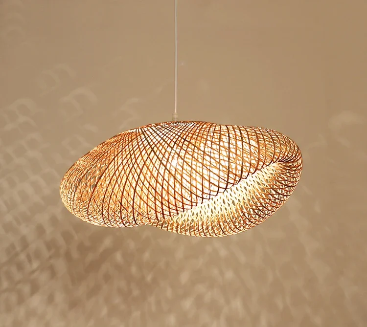 Modern bamboo pendant lights Bamboo lamp Asia Restaurant Hotel  pendant lamp for living room hanging kitchen lamp