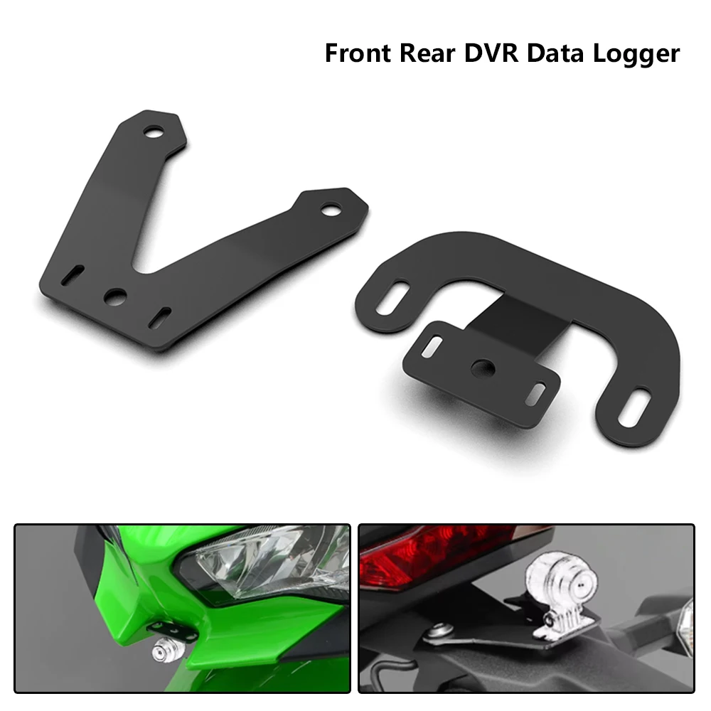 

For Kawasaki Ninja400 Ninja 400 2018 2019 2020 2021 2022 2023 Front Rear DVR Data Logger Navigation Bracket Ninja 500 2024-2025