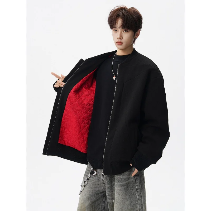 

Мужская куртка из шерстяной смеси, черная, в стиле сафари, для приключений и исследований, с множеством карманов, практичная, функциональная, для путешествий, в стиле дикой природы