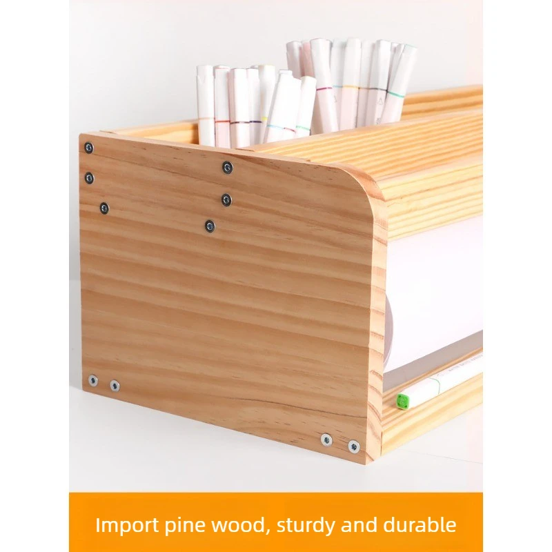 Tabletop Multi-functional Easel for Kids, Long Roll Art Paper Holder, Professional Children’s Drawing Stand
