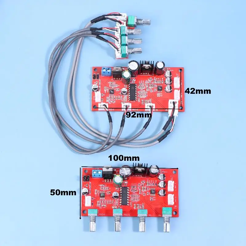 التيار المتناوب 6 فولت-15 فولت أو تيار مستمر 7 فولت-24 فولت 7-24 PT2399 ريفيرب كاريوكي مجلس ميكروفون رقمي لوحة تركيبية عدة مع مكبر للصوت الصوت OP AMP مجلس #6