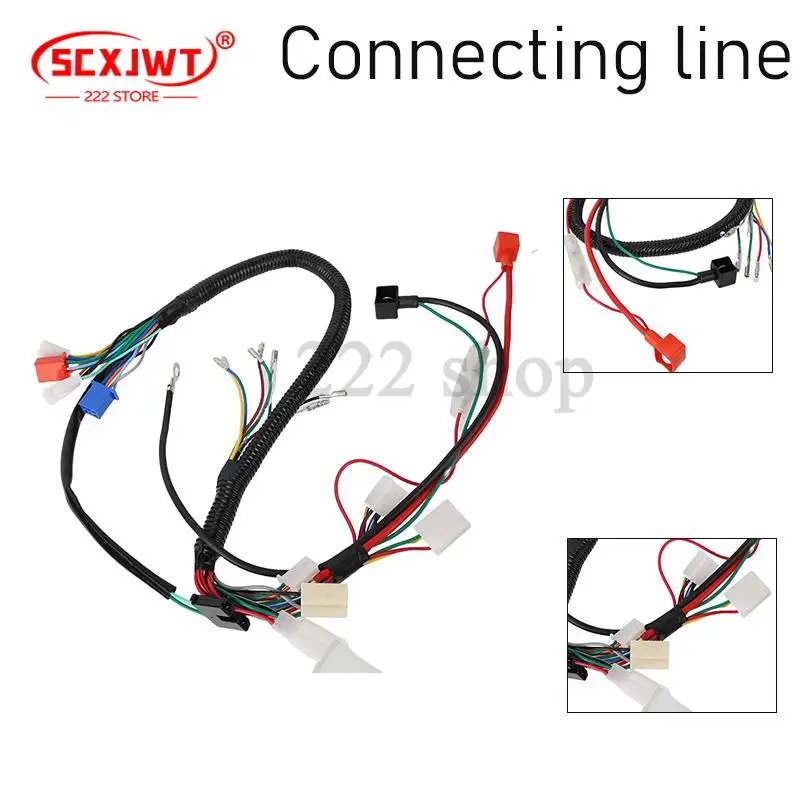 

Off road motorcycle accessories, off-road with meter bus, engine starting line