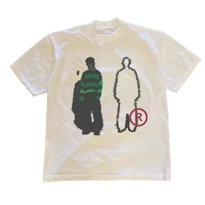 Comfortable Cotton T-shirt New Niche Street Style Versatile Oversized Y2k Short-sleeved Both Men and Women Casual and Trendy Top