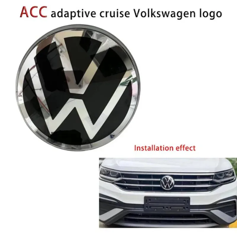 

ACC Radar Front Car Logo 2GM853601 Compatible for Volkswagen Golf 7 7.5 8 Polo Passat Arteon T-Roc Bora T-Cross