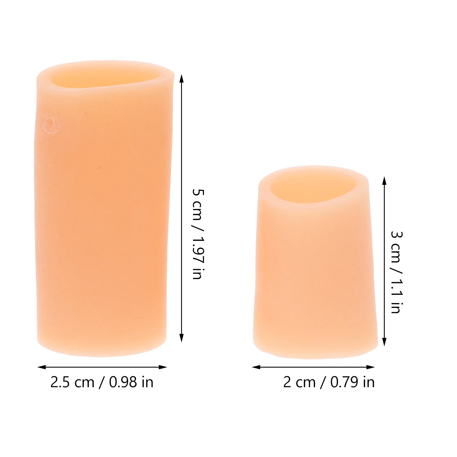 Siliconen vingerbedjes Herbruikbare vingerbeschermers voor schrijven, typen, knutselen, snijbestendige bescherming, gezondheidszorgbeschermer