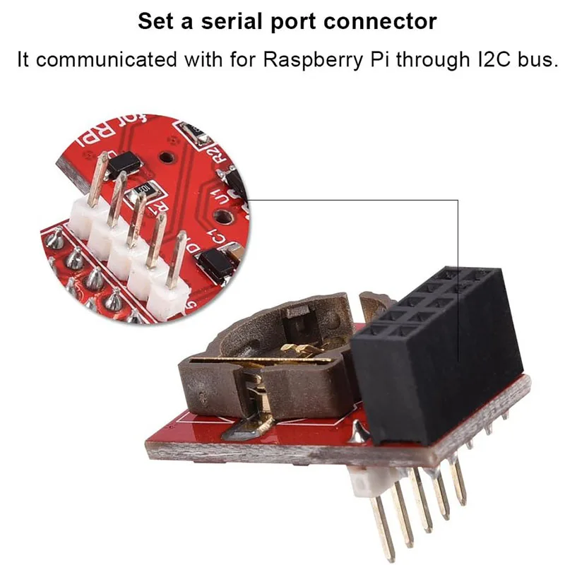 DS1307 Module Precision RTC Real Time Clock Memory Module Time Clock Module for Raspberry Pi 4 Model B 3 2 Model B