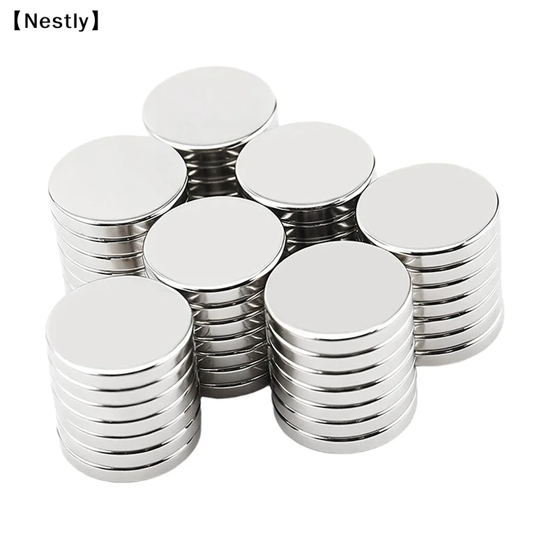 30Pcs Strong Round Home Decoration Magnet For Fridge DIY Projects Building Scientific Craft Teach And Office〔Nest〕