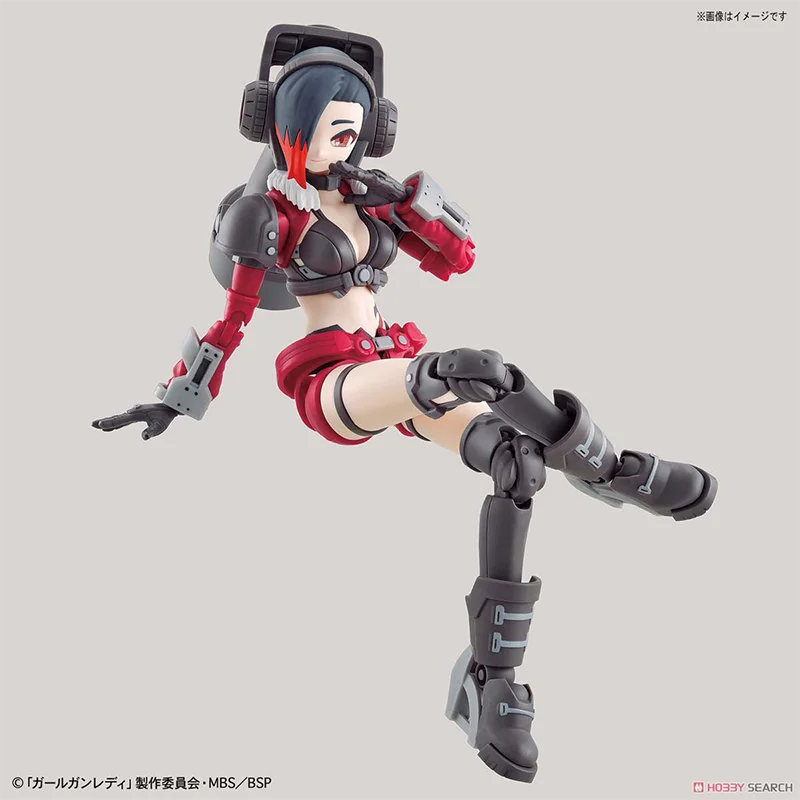 

Bandai оригинальная фигурка GIRL GUN LADY аниме-модель Алиса Бьянка Шарлотта Дейзи Амацу, коллекция моделей, игрушка в подарок, серия аниме