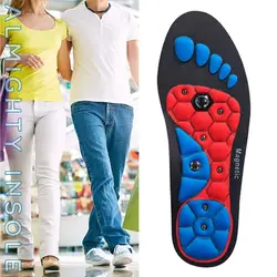 1Pair EVA Orthopedic Insoles Breathable Shock Absorbing Massage Shoe Insoles Pain Relief Blood Circulation