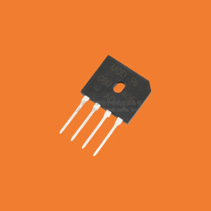 20 pieces/original genuine GBU406 4A/600V flat bridge rectifier bridge stack glass-passivated rectifier