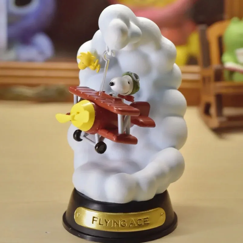 ريمينت سنوبي سوينغ سلسلة مصغرة مجموعة الساحرة حديقة المشهد لطيف الفول السوداني الشكل تحصيل الحركة المتحركة نموذج هدية لمحبي #4