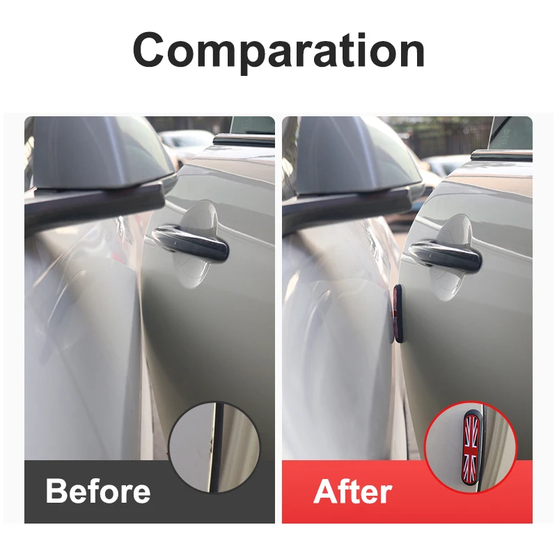 For MINI ONE Cooper S JCW R55 R56 R60 R61 F54 F55 F56 F57 F60 Car Door Anti-collision Pad Protective Mat Sticker Accessories