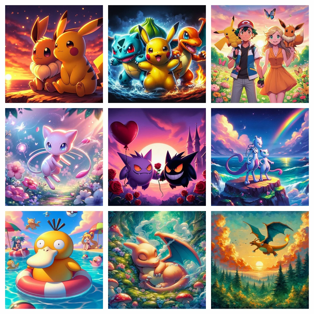 5D DIY Diamant Malerei Japan Cartoon Pokemon Kreuzstich Kit Mosaik Runde Bohrer Stickerei Kunst Home Decor Kinder Handkarchenk Geschenk