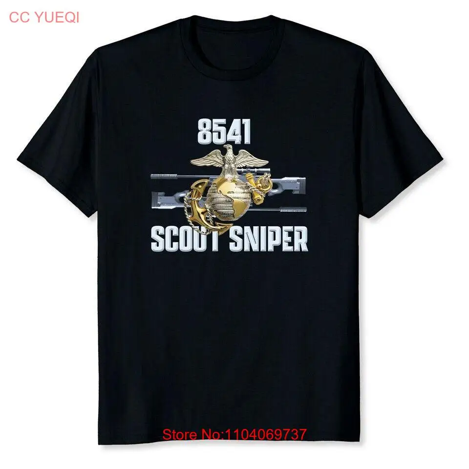 NEW LIMITED Eagle Globe Anchor 8541 MOS Sniper One Shot One Kill T-Shirt