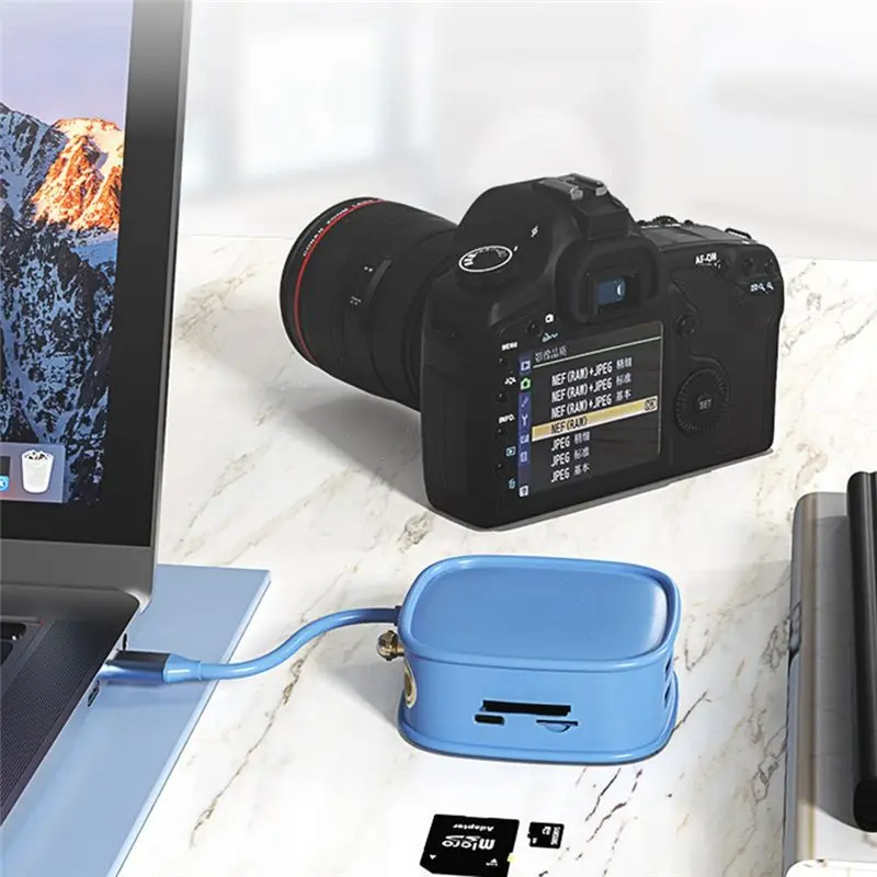 

USB-хаб-адаптер OK 10 в 1 USB 3.0 Type-C с поддержкой 4K HDMI, RJ45 LAN Ethernet, несколькими портами USB для передачи данных, 100W PD-Hub Splitter (A)