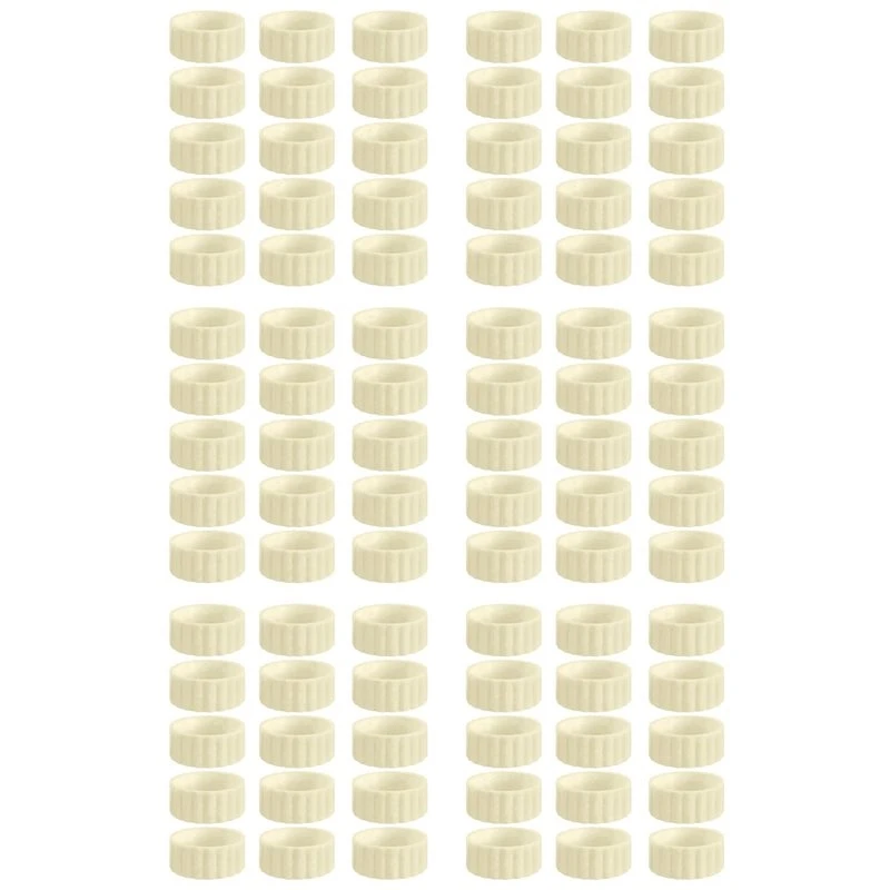 WCS-Rubber Candle Grippers Non-Slip Candle Holder Adapter Drip Protectors Vertical-Fixing Silicone Rings 90 Pcs