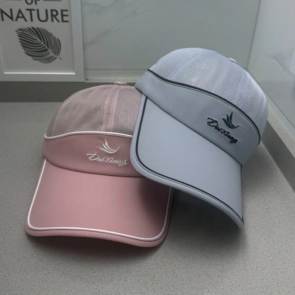 

Cycling Hat Mesh Top Climbing Hats Quick Dry Breathable Baseball Mesh Caps Foldable Sun Visors Running Cap Summer