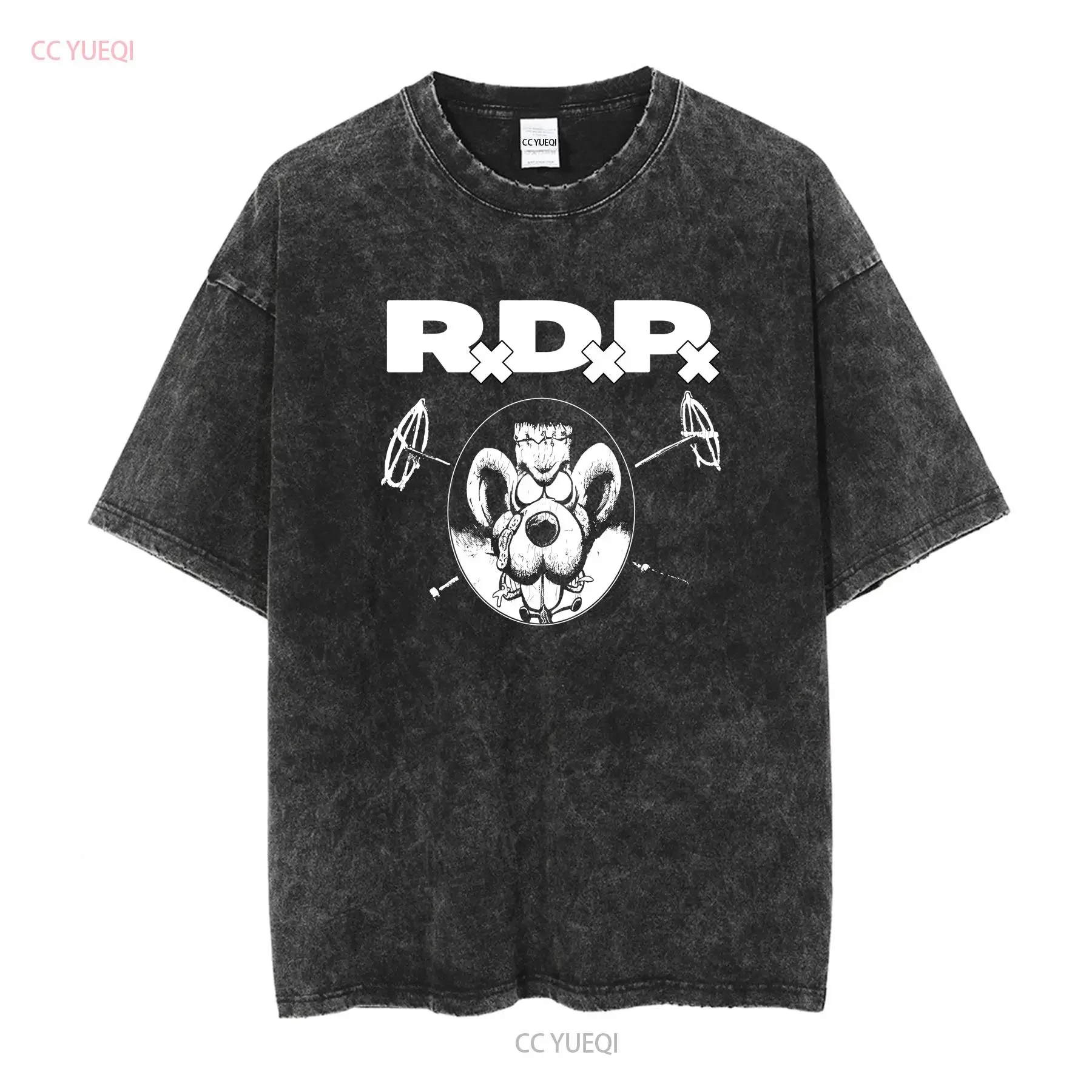 Vintage Ratos De Porao T Shirt Mens Small Black Thrash Anarco Punk Band RDP long or short sleeves vintage Washed graphic