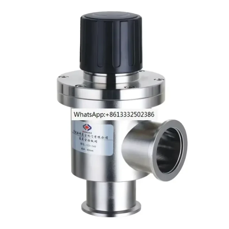 High Vacuum Manual Baffle Valve GD-J Series - 10 16 25 40 Models Available for Precision Engineering Applications