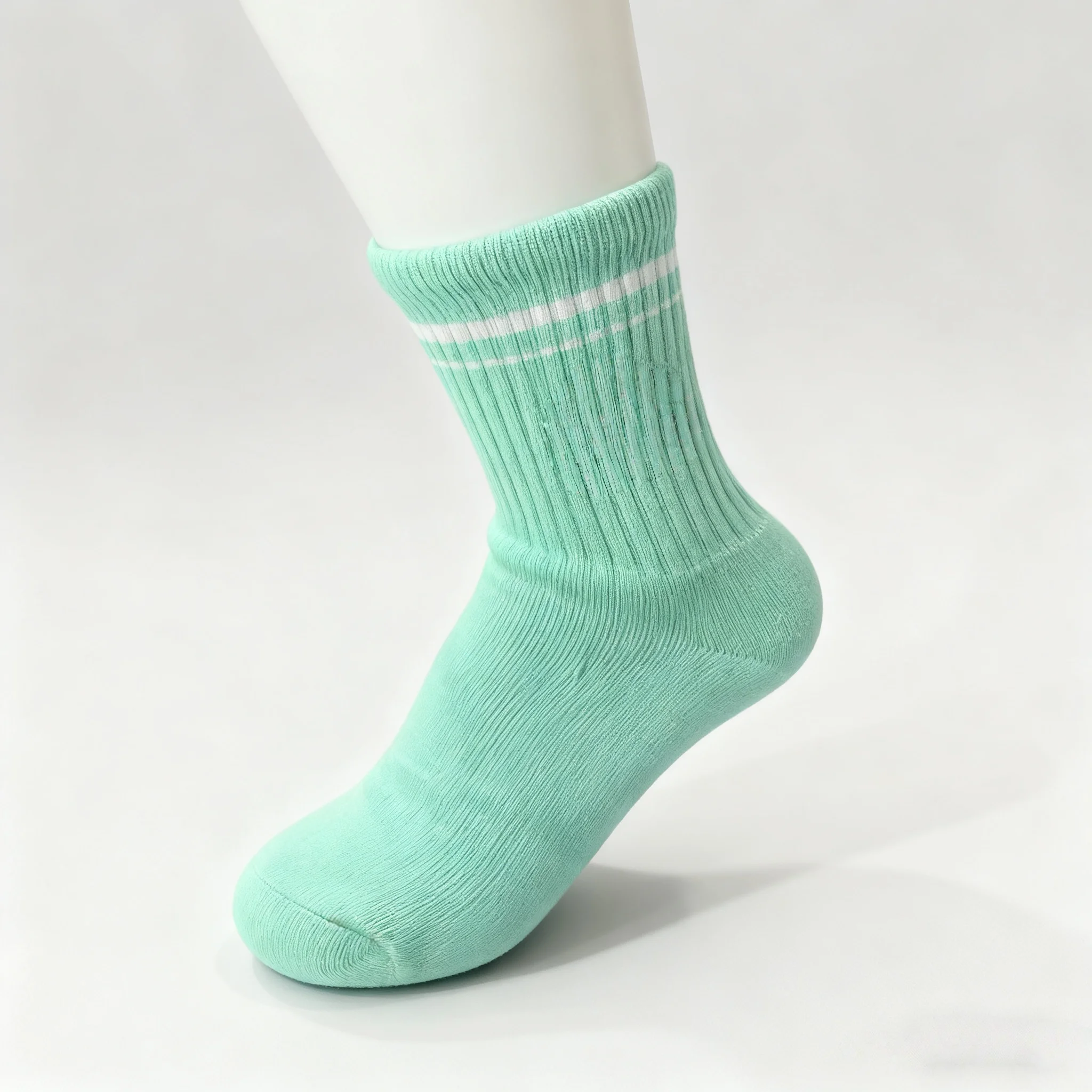 Retro algodão esportes meia feminina médio longo meias pilates fitness esportes quatro estações meias femininas meia média 1 par