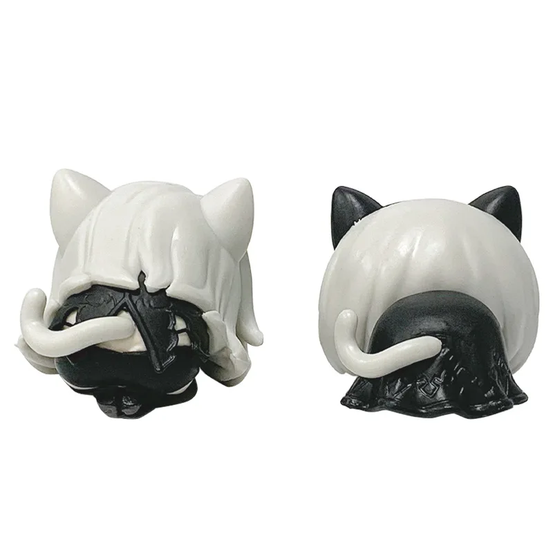 2 styles Anime NieR: Automata Q Version kawaii figurine PVC modèle Statue jouets poupée bureau décor voiture ornement cadeaux à collectionner