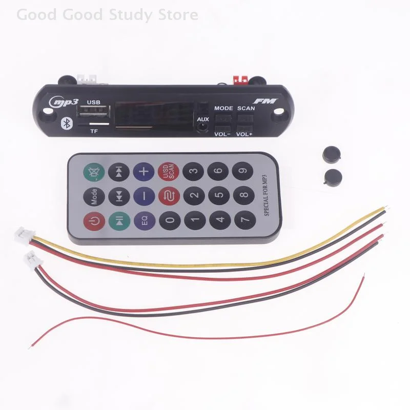 1 Set 12V USB TF Radio Wireless Music Car MP3 Player With Remote Control Bluetooth5.0 Mini MP3 WMA Audio Module Decoder Board