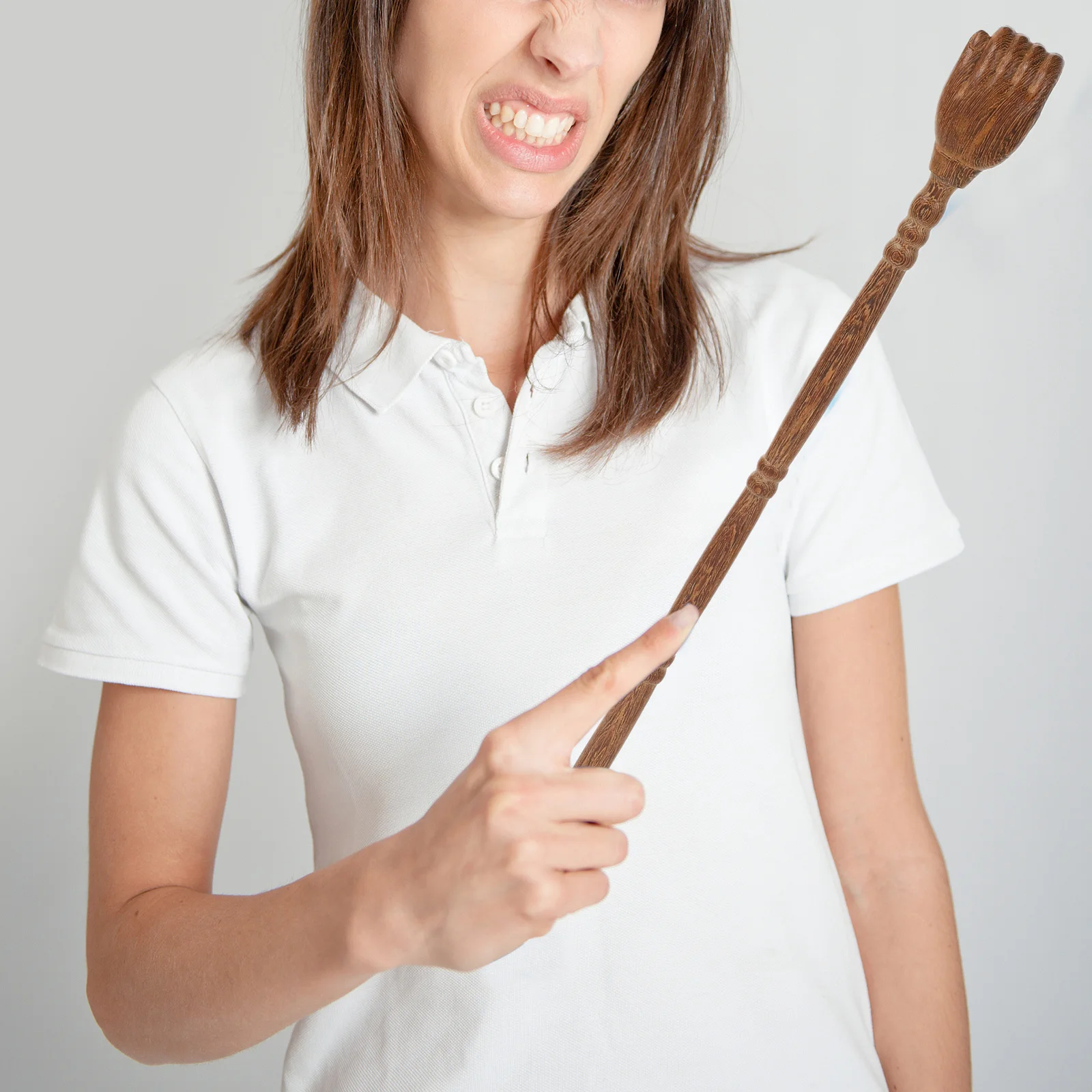 

Массажер-молоток для спины из древесины куриных крыльев для снятия зуда, акупрессура, портативный ручной массажер для расслабления тела