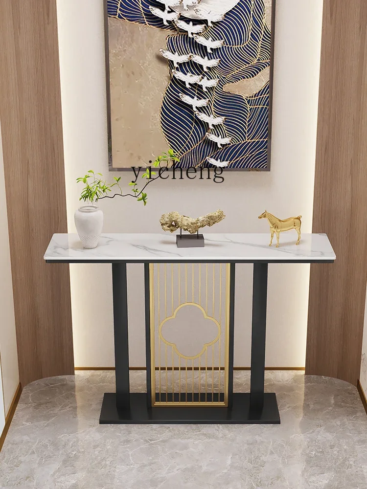 New Chinese Style Console Simple Modern Home Entry Entrance Cabinet Corridor Wall Side View Sets