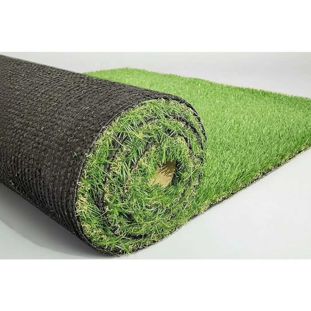 

Custom Size Artificial Grass Turf 0.8" Pet-Friendly Outdoor Lawn Realistic Synthetic Turf for Garden Pool