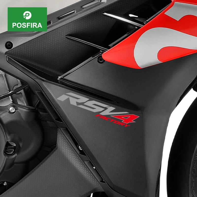 

POSFIRA Motorcycle Fairing Sticker Vinyl Decals for Aprilia RSV4 Factory 1100 2019-2025 2020 2021 2022 2023 2024 Accessories