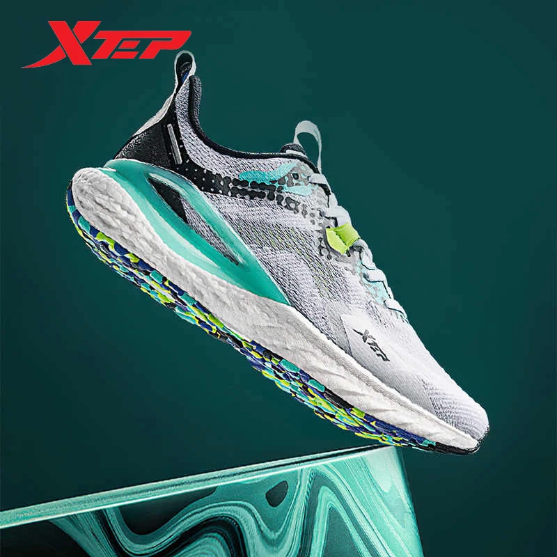 XTEP Dynamic Foam Running Shoes Men Shock Absorbing Male Casual Sports Shoes For Men Tennis Marathon Men\'s Sneakers 880319110119