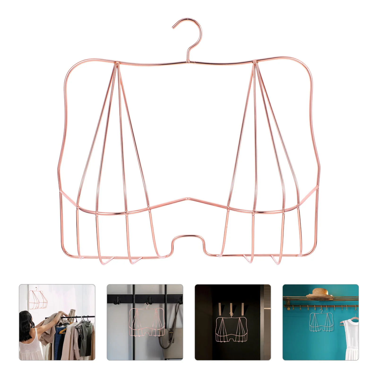 

Wire Bra Display Mannequin Hanger Hanging Lingerie Organizer for Retail Store Metal Hanger Boutique Clothing Display