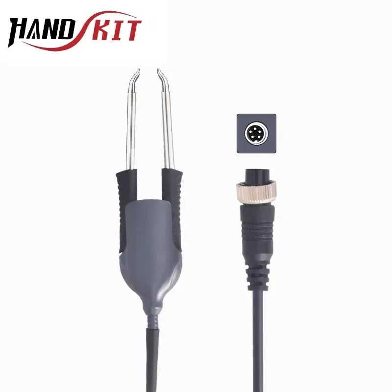 

Паяльная станция T12 с пинцетом и ручкой для Handskit STM 32, паяльная станция с регулируемой температурой, портативный инструмент для ремонта домашней электроники