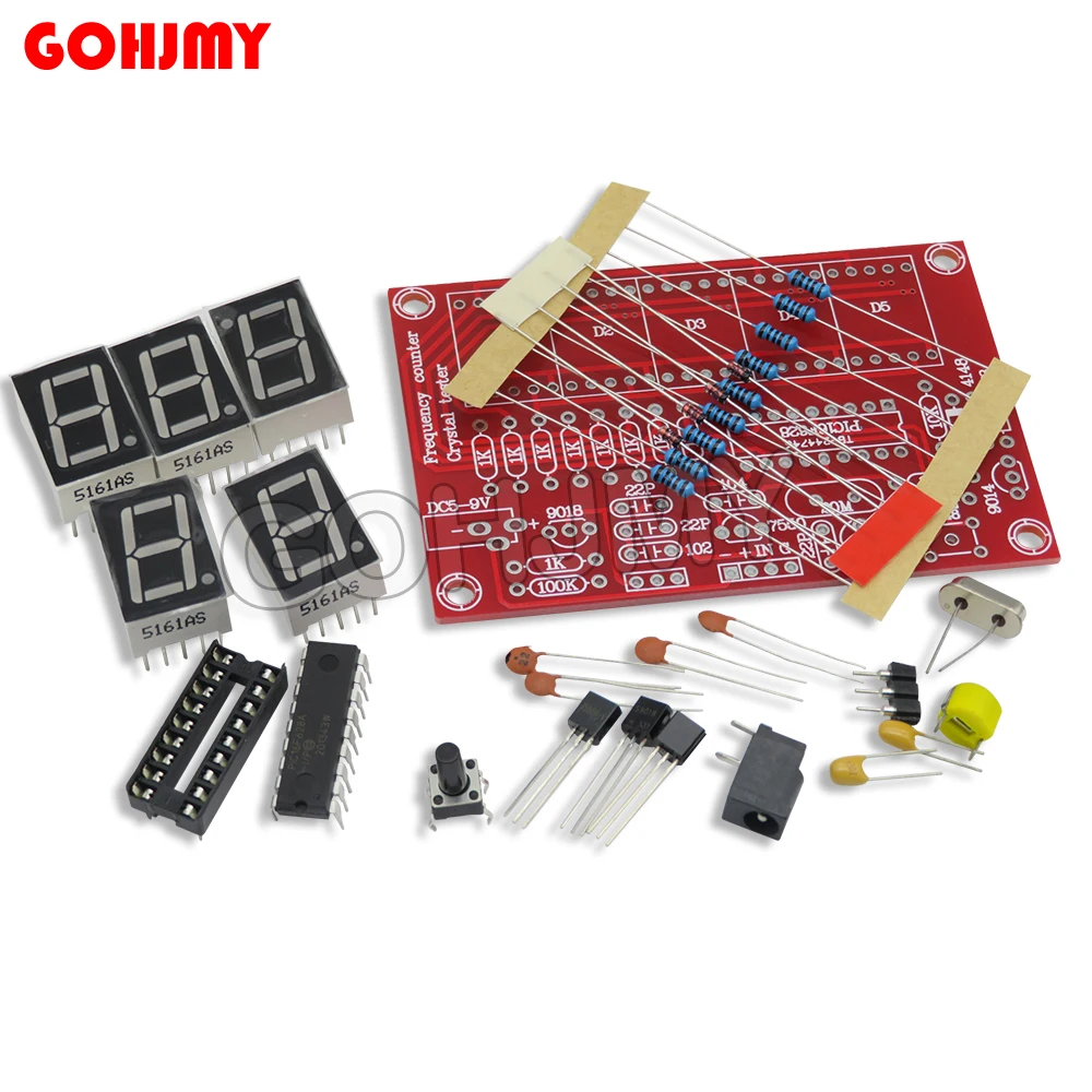1Hz-50MHz DIY Digital LED Frequency Counter USB 5V Cristal Oscilador Medidor Tester Kit