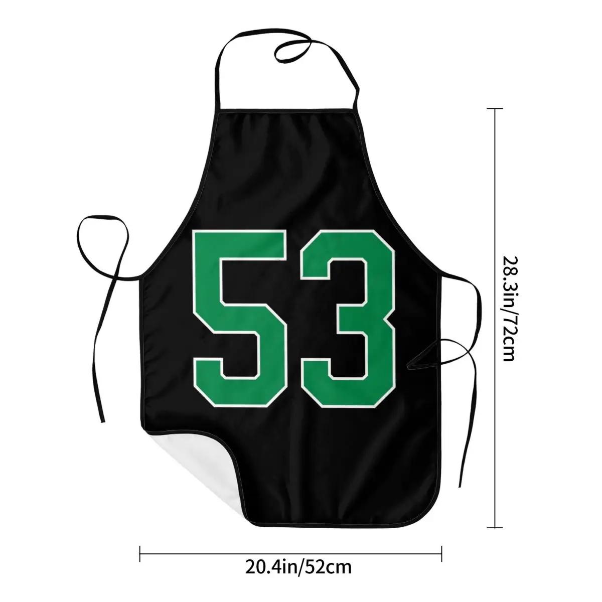 53 Number Sports Fifty Three Apron Chef Cooking Baking Tablier Waterproof Bib Kitchen Cleaning Pinafore for Women Men Gardening