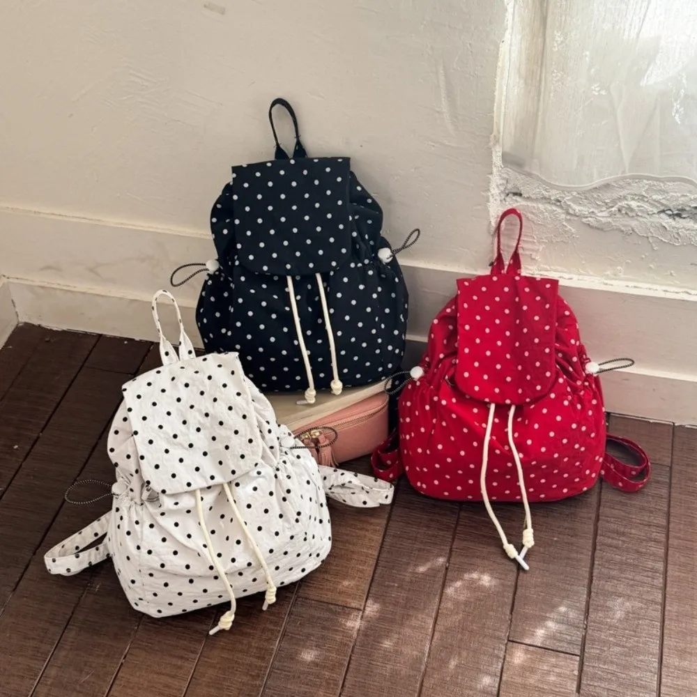 mochila-com-varios-bolsos-estampa-de-bolinhas-cordao-de-ajuste-tecido-versatil-mochila-coreana-de-grande-capacidade-para-negocios