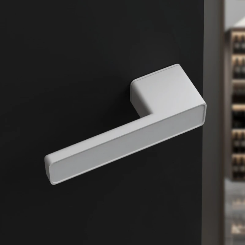 Parts Suitable for Bedroom Minimalist Door Handle Dark Door Lock Hidden Unilateral Special Invisible Door Lock