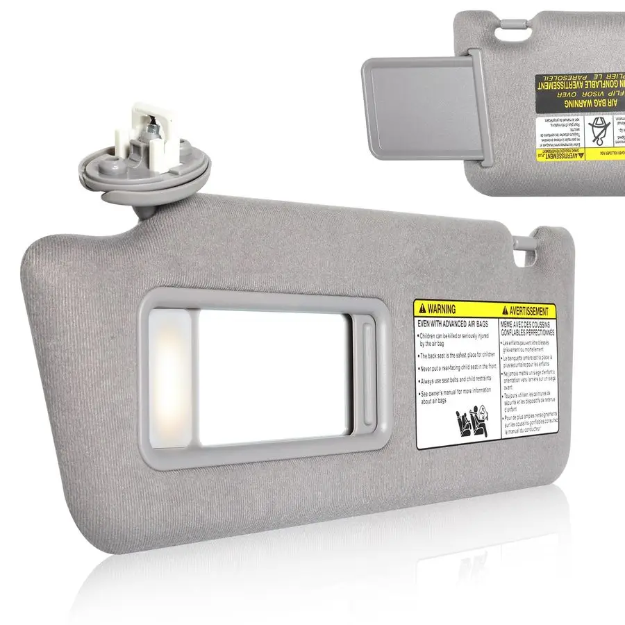 

Солнцезащитный козырек со стороны водителя подходит для Toyota Tacoma 20052015, солнцезащитный козырек автомобиля, замена 7432004210B0 с подсветкой для туалетного столика с Mak