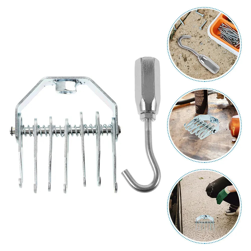 

2pcs 7 Claw Dent Puller Adjustable Metal Hook For Car Body Repair Auto Dent Removal Tool Slide Hammer Attachment Hail Damage