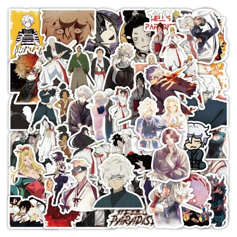 50/30/10PCS Popular Anime Surrounding Graffiti Stickers Mobile Tablet Skateboard Scooter Cup Waterproof Stickers Art Supplies