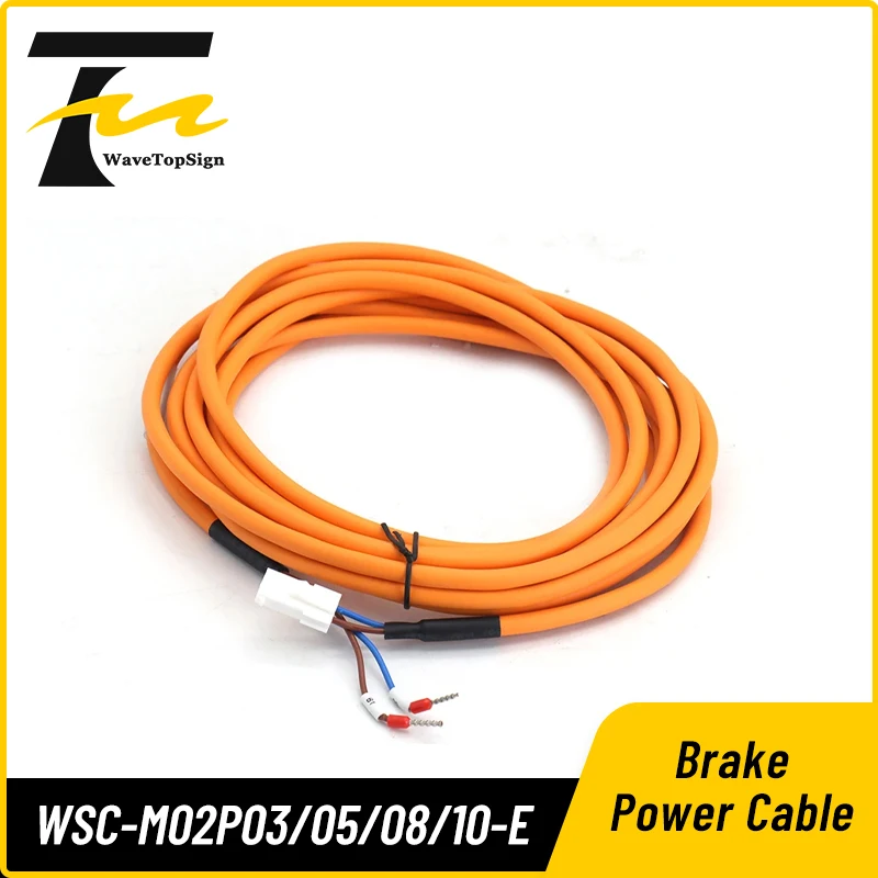

Boding Servo Motor With Brake Power Cable WSC-M02P05-E WSC-M02P10-E WSC-M02P03-E WSC-M02P15-E for FUJI